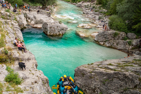 Rafting tocht in Bovec/ Kobarid