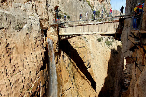 Málaga: Tour guidato del Caminito del Rey con trasporto