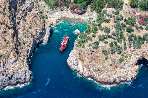 From Alanya: Gazipasa Hidden Bays Boat Tour & Lunch