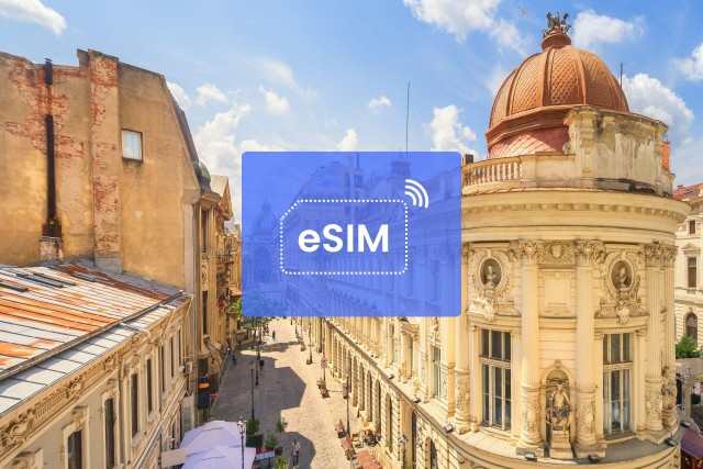 Visit Bucharest Romania/ Europe eSIM Roaming Mobile Data Plan in Bucharest, Romania