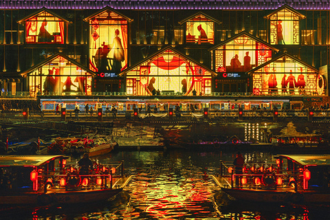 Tour notturno di Chengdu Biglietto del traghetto JinjiangTour notturno di Chengdu Biglietto per il traghetto Jinjiang