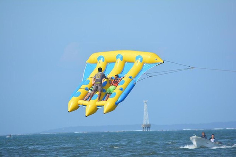Cadiz: Private Yacht Experience with Water Toys from Puerto Sherry Half-Day