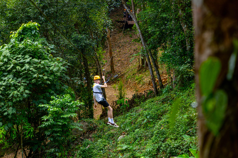 Phuket: Flying Hanuman Zipline Adventure SD4: Epic Adventure with Elephant Jungle