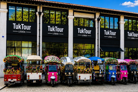 Lisbon: Multilingual Private TukTuk Tour with Live Guide Ultimate Lisbon & Belém Experience 04 hrs(Pick Up+Drop-off)*