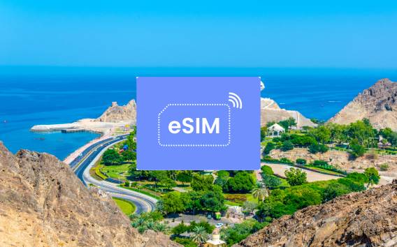 Muscat: Oman eSIM Roaming Mobile Datenplan