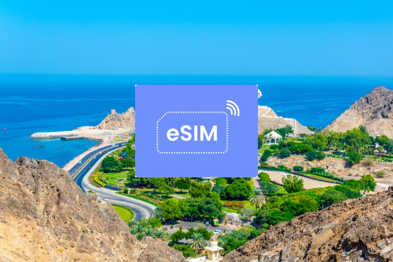 Maskat: Oman – plan mobilnej transmisji danych eSIM w roamingu3 GB/ 15 dni: tylko Oman