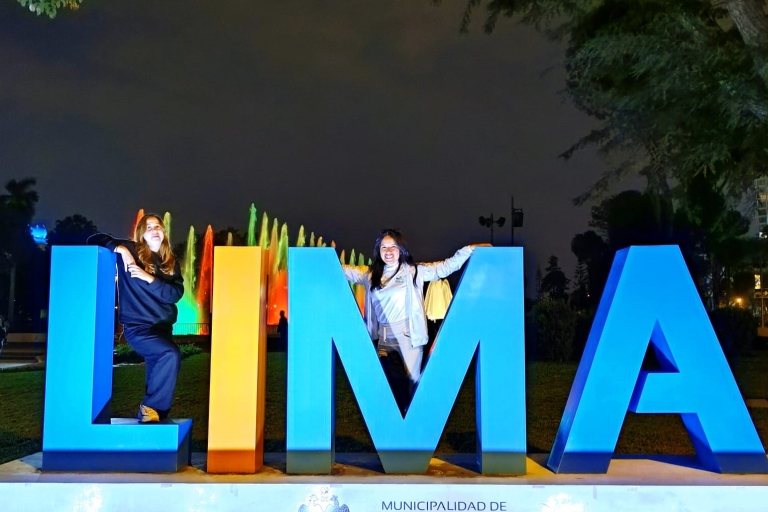 Lima : Spectacle de lumière dans le circuit de l'eau magique