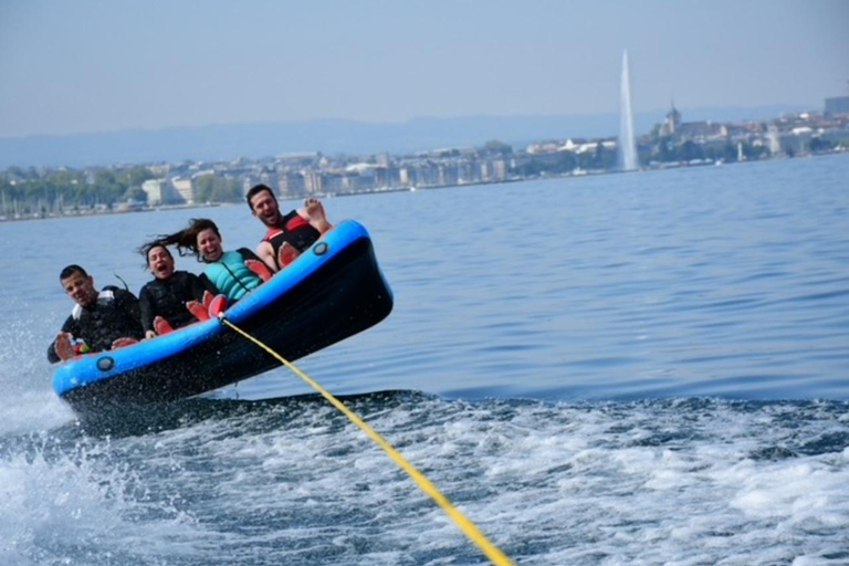 Geneva: Private Lake Geneva Towable Tube Ride