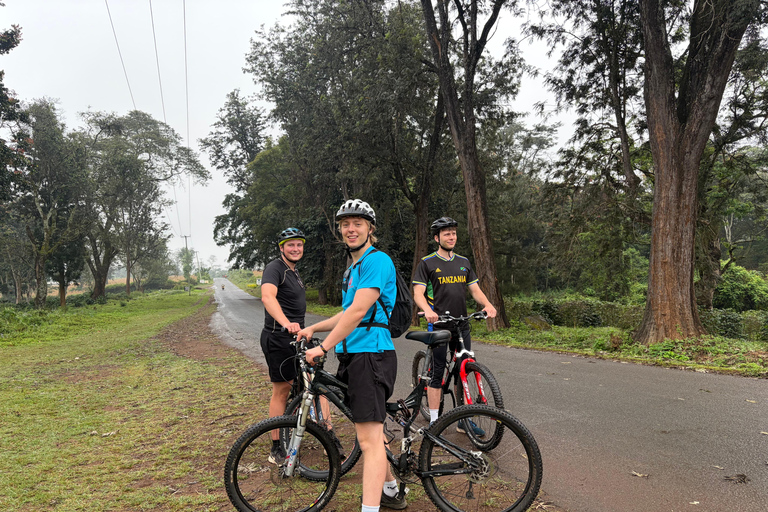 From Moshi: Kilimanjaro Mweka Gate Guided Cycling Tour