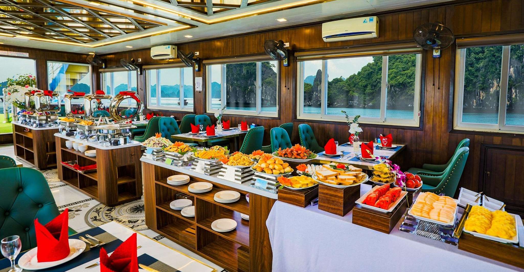 Ha Long Bay Luxury Day Cruise with Small group Buffet Lunch - Housity