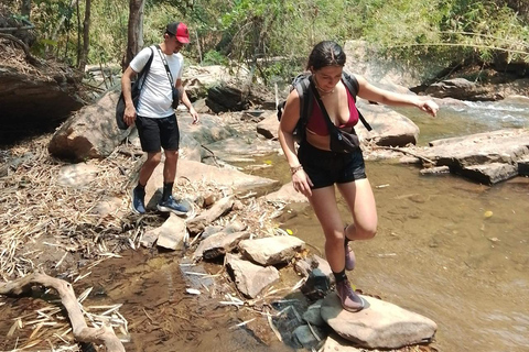Chiang Mai: 2-Day Jungle Trek with Elephant Farm & Raft Ride Hotel Pickup and Drop-off (within Pickup Area)