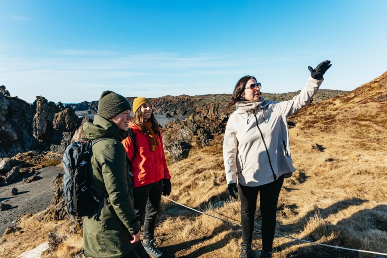 Z Reykjavíku: całodniowa wycieczka na półwysep SnæfellsnesWycieczka z odbiorem z przystanku autobusowego 12
