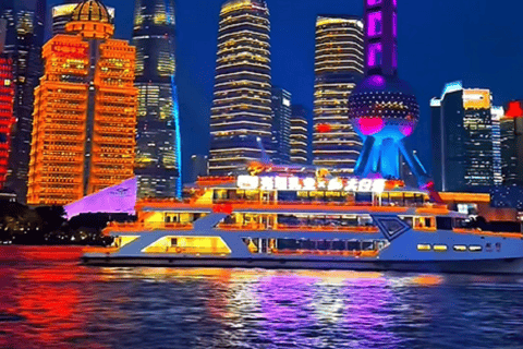 Shanghai: Bund & Huangpu River Night Cruise (Jinling Pier)