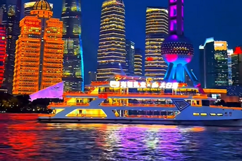 Shanghai Jinling East Road Pier Night Cruise: City Landmarks