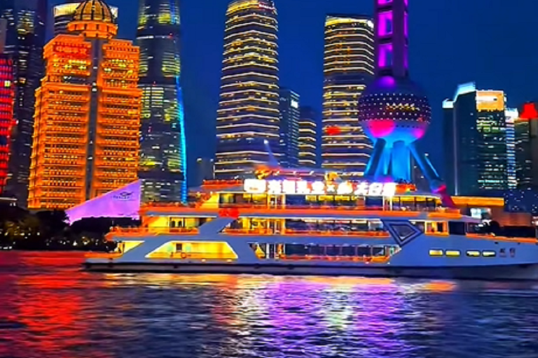 Shanghai Jinling East Road Pier Night Cruise: City Landmarks