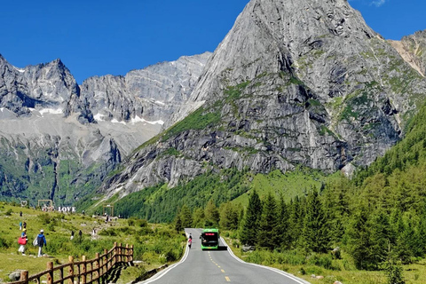 Chengdu: Self-Explore Mt. Siguniang Day Trip by Coach
