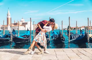 Venedig: Markusplatz und Kanäle Fotoshooting