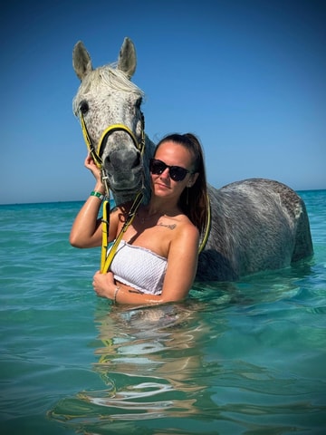 Hurghada: Swimming & Horse riding with FREE Photos & Videos