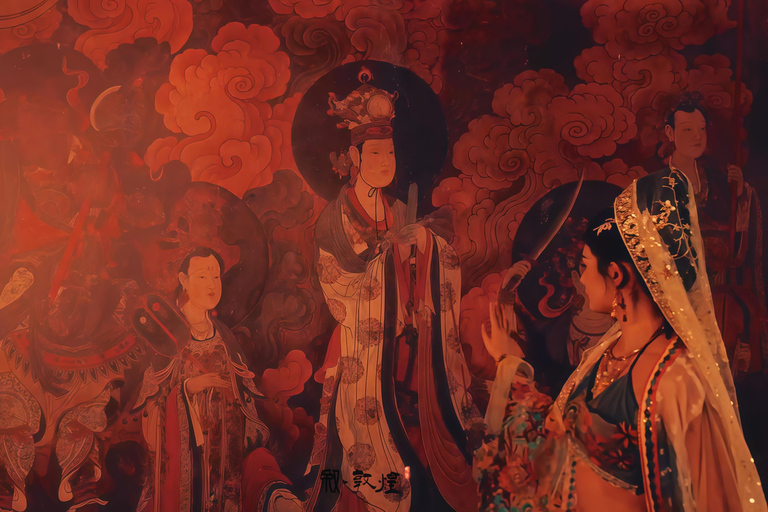 Shanghai: Dunhuang-Themed Dinner Show with Costumes VIP Seat Meal+Costume+Makeup