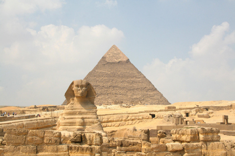 Hurghada: Full-Day Trip to Cairo by Plane Shared Tour + Entrance Fees + New Grand Museum