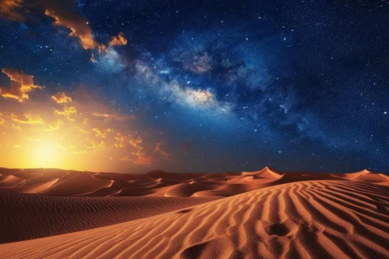 Doha: Safari noturno no deserto/observação das estrelas da galáxia | Tour relaxante