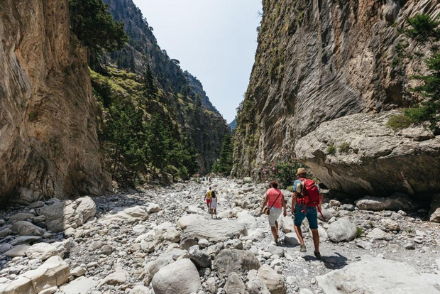 Georgioupolis/Petres: Caminhada de um dia no Desfiladeiro de Samaria com guia