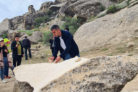 Gobustan, Mud Volcanoes, Fire Temple & Yanar Dag Guided Tour Gobustan & Absheron Standard Tour