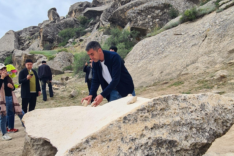 Gobustan, Mud Volcanoes, Fire Temple & Yanar Dag Guided Tour Gobustan & Absheron Standard Tour