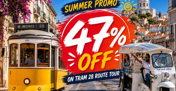 Lisbon: Tram 28 Route Private Tuk-Tuk Tour with Stops