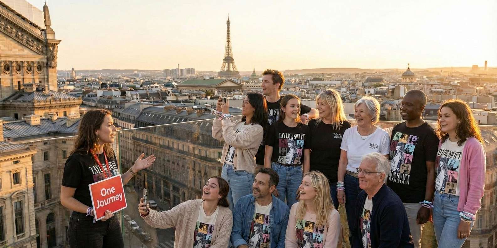 Taylor Swift in Paris Walking Tour - Eiffel Tower & Louvre