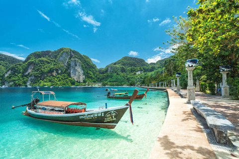 Au départ de Phuket : Excursion en bateau rapide dans les îles Phi Phi et Khai