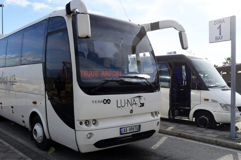 Tirana Airport: Bus Transfer from/to Tirana CentralSingle from Tirana Airport to Tirana Central