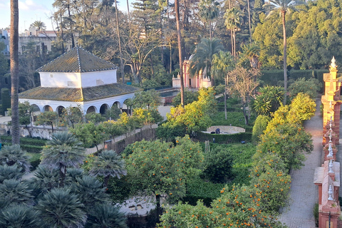 Guided visit of the Royal Alcazar, Cathedral, and Giralda with priority access Guided tour of the Royal Alcazar, Cathedral, and Giralda with fast track access