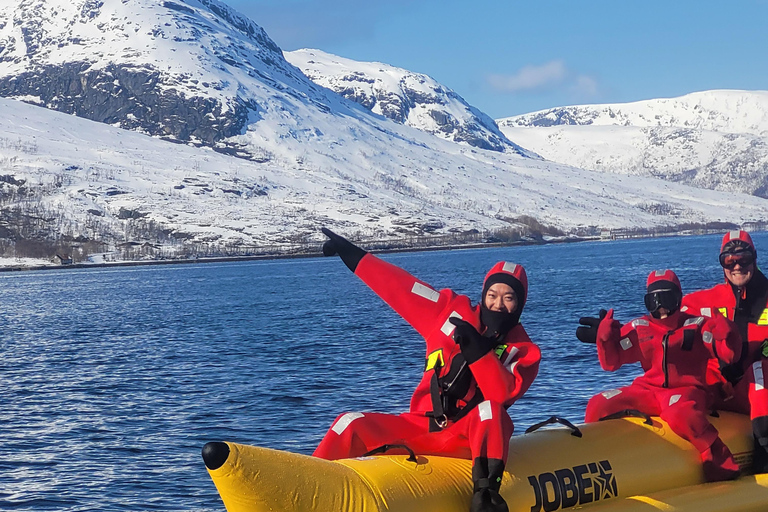 Tromsø: Banana Tube Ride with Arctic Floating
