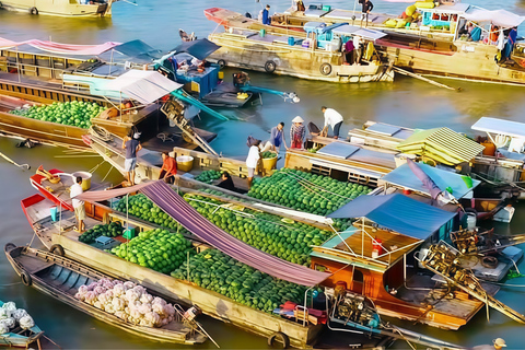 HCMC: 3-Day Mekong Delta and Cai Rang Tour to Phnom Penh Mekong Delta Floating Market 3D2N | 5-Star Hotel Stay
