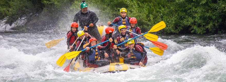 Pucón : aventure familiale de rafting sur la rivière Trancura Bajo, niveau modéré