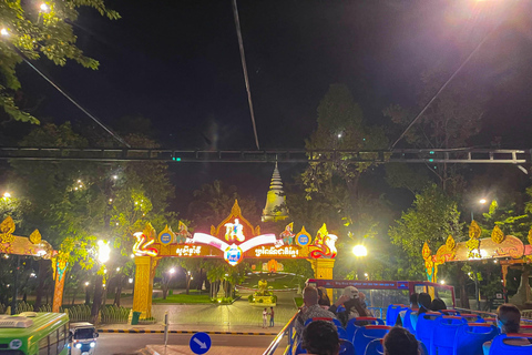 Phnom Penh: Night Bus Tour with Drinks, Snacks, and Music