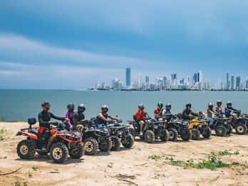 Cartagena: Guidad ATV tur på ön Tierra Bomba