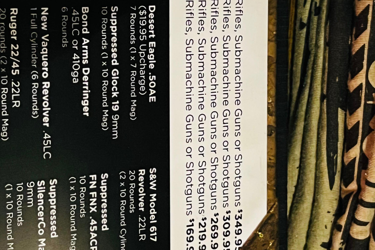 Machine Gun Shooting!