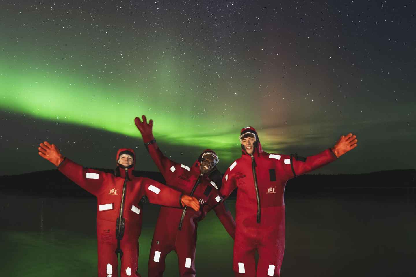 「ラップランドでオーロラと流氷体験」