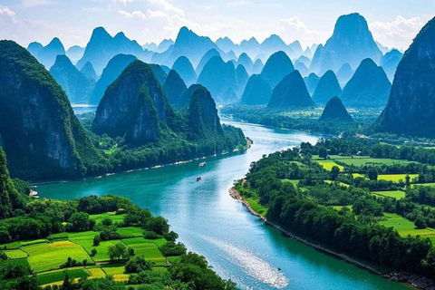 Guilin: 5-Day Tour with Yulong River Rafting & Cruise