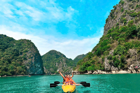 From Hanoi: Ha Long Bay 1 Day Tour With A Luxury Cruise Private Tour Guide & Shared Car Transfer & Shared Cruise