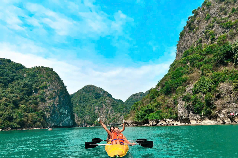 From Hanoi: Ha Long Bay 1 Day Tour With A Luxury Cruise Private Tour Guide & Shared Car Transfer & Shared Cruise