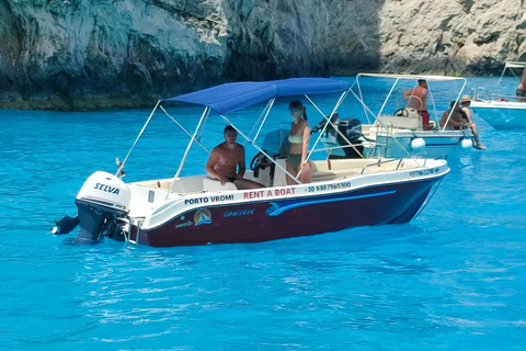 Naufrágio e grutas barco privado com skipper