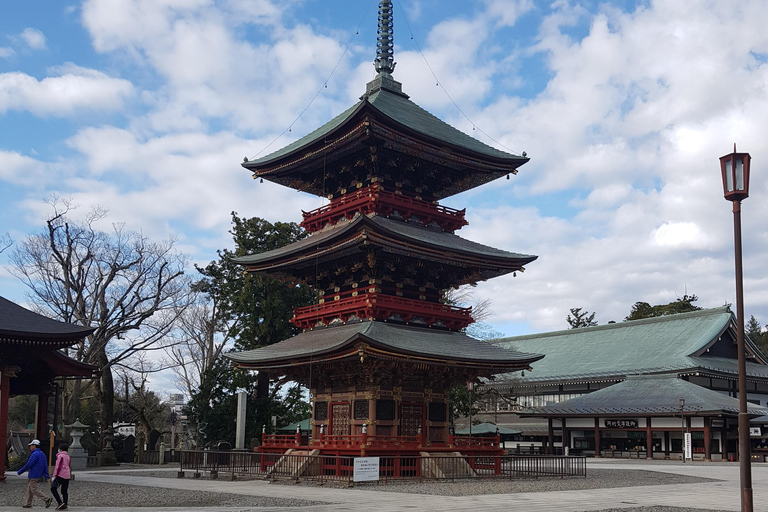 NARITA: Wycieczka piesza, ulica Omotesando, świątynia Narita-san