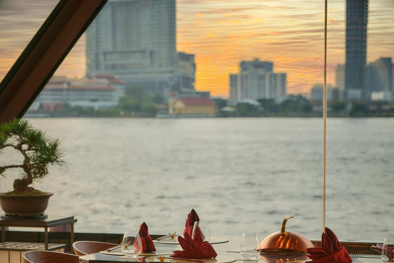Bangkok: Okura Cruise - Luxury Japanese Dinner Cruise ‘Umi 海’ Teppanyaki (8-course experience)