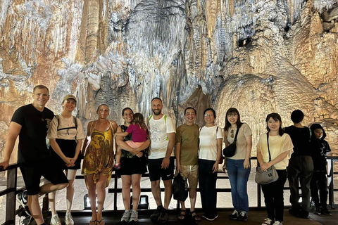 Phong Nha: Zipline Dark Cave & Paradise Cave Exploration Option 4: Full Adventure Experience - Drop-off in Hue