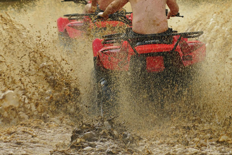 Bali: Ubud ATV Guided Tour with Rafting and Swing OptionsCombo ATV Quad bike &amp; White Water-Rafting Tour with Transfer