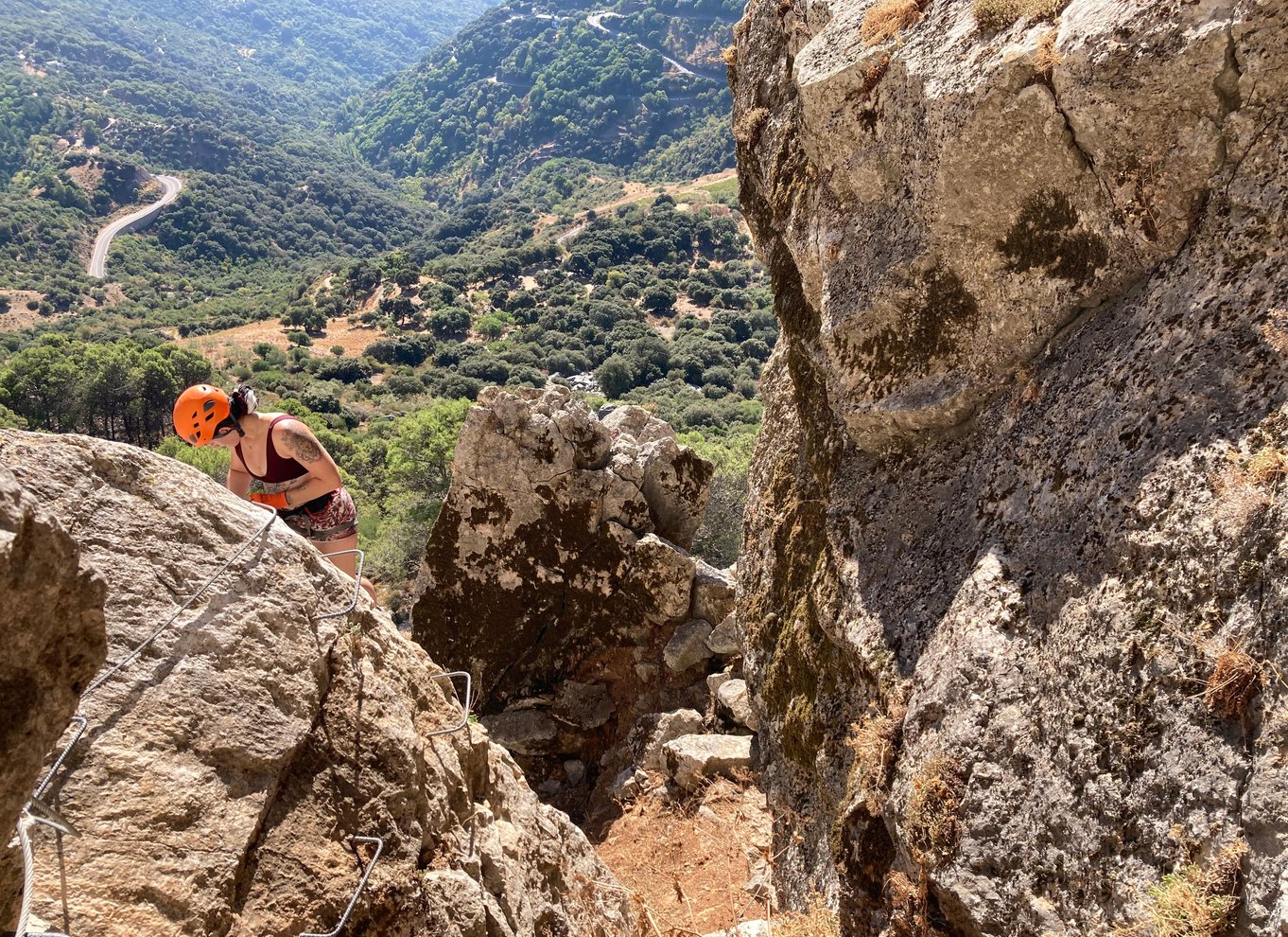 Fra Estepona: Klatretur på Vía Ferrata de Benalauria