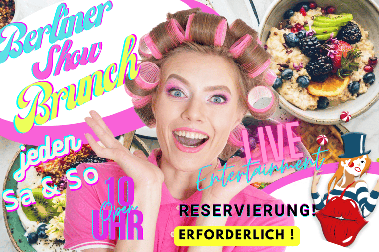 Show brunch at the adventure restaurant Knutschfleck Berlin